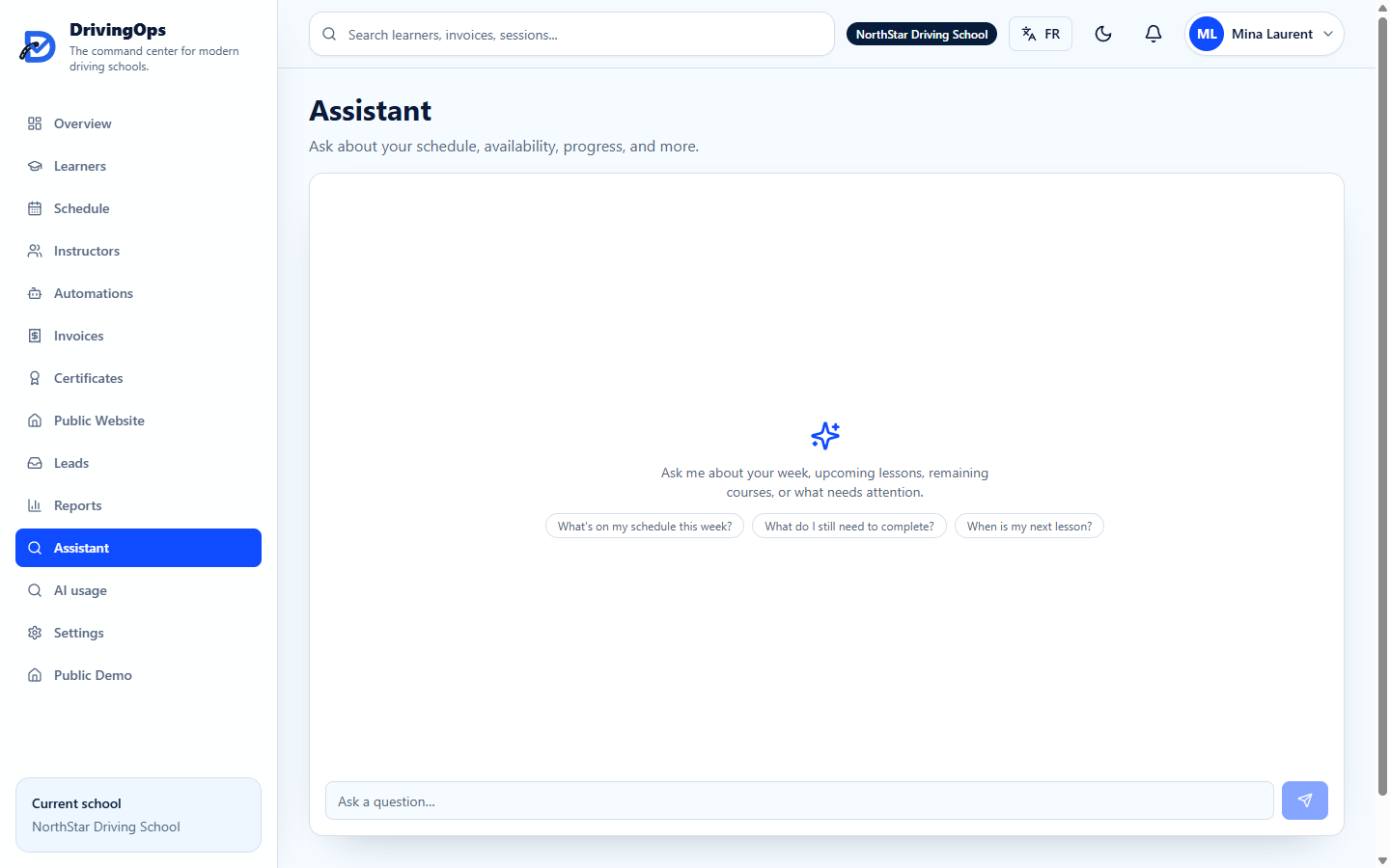 AI assistant in DrivingOps